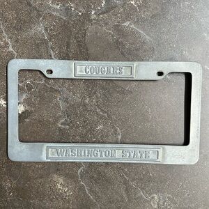 Washington State Cougars License Plate Surround